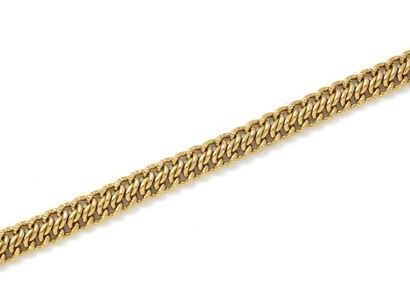 Bracelet souple en or 750 millièmes, composé...