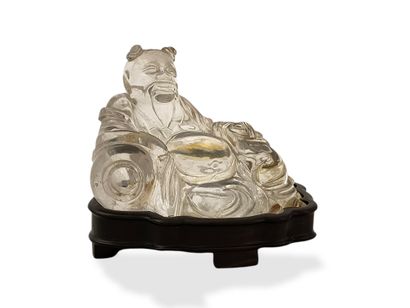 CHINE Vers 1900

SAGE ALLONGE en cristal...