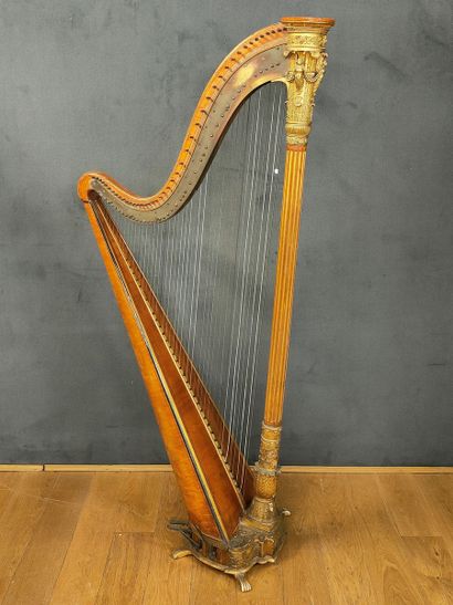 HARP of Empire period signed CHALLIOT in...