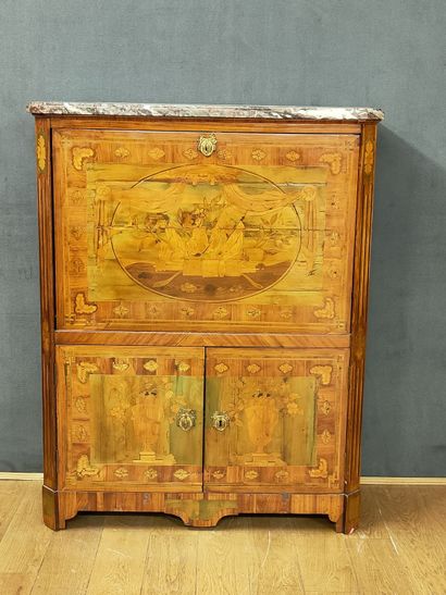 SECRETAIRE d'Epoque Louis XVI estampillé...