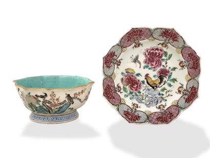 CHINE vers 1900

COUPE polylobée en porcelaine...