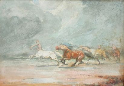 
René BERTI (1884-1939)




Ebats des centaures




HUILE...
