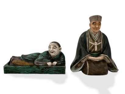 JAPON période MEIJI (1868-1912)

DEUX STATUETTES...