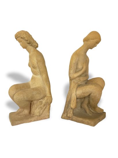Odette DOMERGUE (1884-1973)

Deux nus féminins

TERRE...