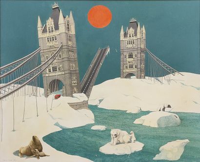 Peter LE VASSEUR (né en 1938)

London Bridge...