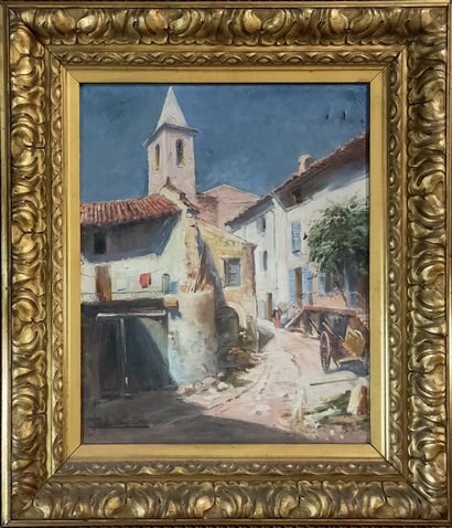 PAUL LEVERE (1874-1949)

Street of a village...