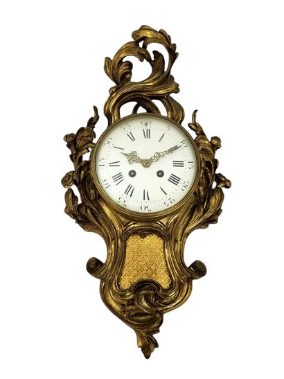 Gilt bronze Louis XV style APPLIQUE CARTEL...
