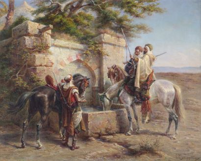 
Paul Dominique PHILIPPOTEAUX (1846-1923)




Arabian...