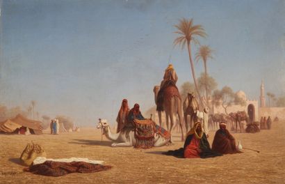 Theodore FRERE (1814-1888)

The caravan at...