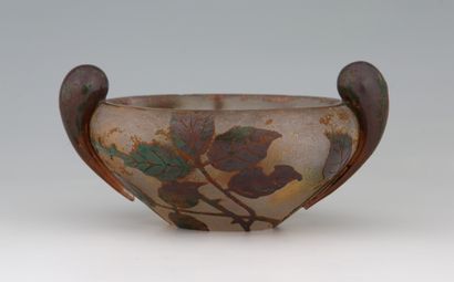 DAUM Nancy

CUP OF RINGS

Acid-etched glass...