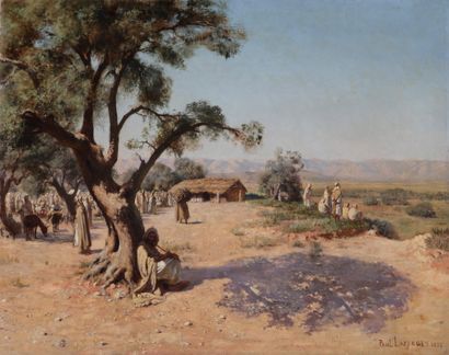 Paul LAZERGES (1845-1902)

Gathering at the...