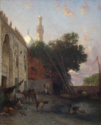 Narcisse BERCHERE (1819-1891)

View of DAMIETTE...