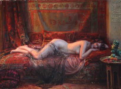 Delphin ENJOLRAS (1857-1945)

Reclining Odalisque

OIL...