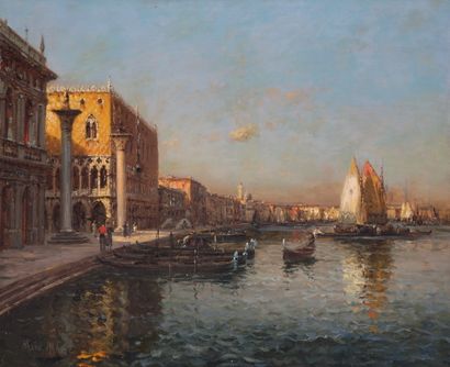 Marc ALDINE (XXth Century)

Venice The Grand...