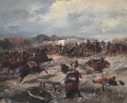 Wilfrid Constant BEAUQUESNE (1847-1913)

Cavalry...
