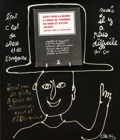 Ben VAUTIER known as BEN (born in 1935)

Written...