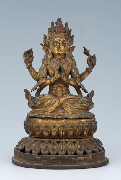 
CHINE, TIBET XVIIème Siècle




STATUETTE...