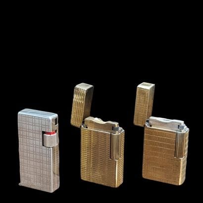 S.T.DUPONT, FLAMINAIRE - Lot of THREE miscellaneous...