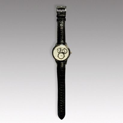 Emporio ARMANI - STEEL WATCH, white dial,...