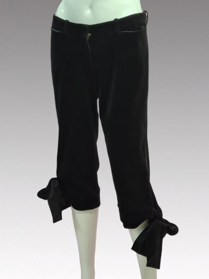 Yves SAINT LAURENT left bank - Black velvet...