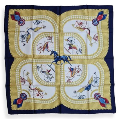 HERMES Paris made in France - CARRE in silk...