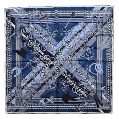 HERMES Paris made in France - CARRE in printed...