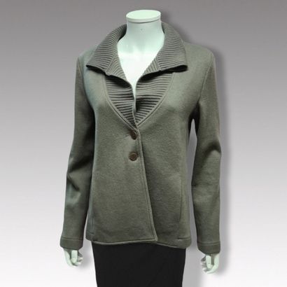 Amina RUBINACCI - Cashmere and silk taupe...
