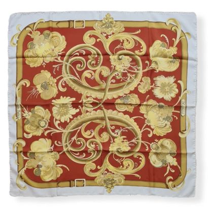 HERMES Paris made in France - CARRE in printed...