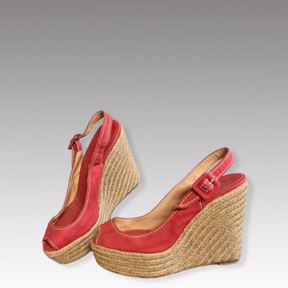 Christian LOUBOUTIN - PAIR OF SLINGBACKS,...