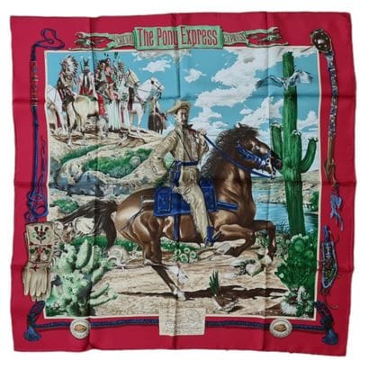 HERMES Paris made in France - CARRE in silk...