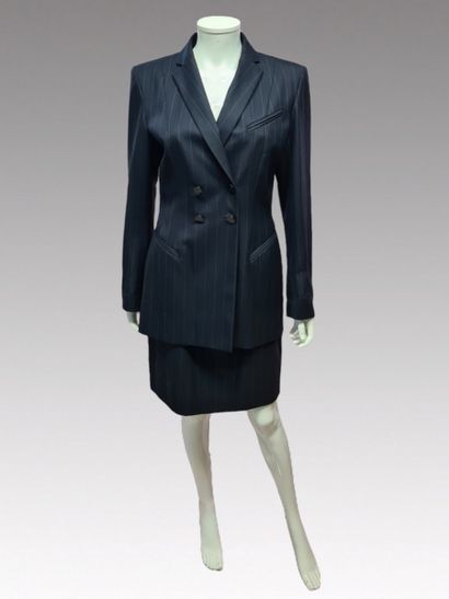 Inès de la FRESSANGE - Tailor's suit in navy...