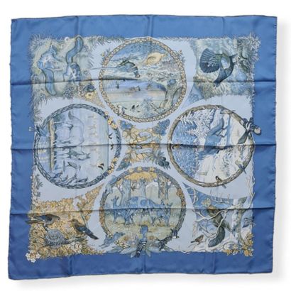 HERMES Paris made in France - CARRE in printed...