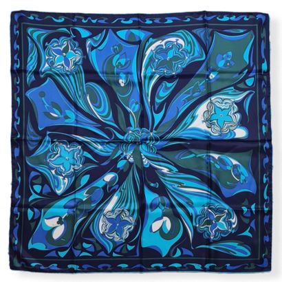 Emilio PUCCI - SQUARE in printed silk twill...