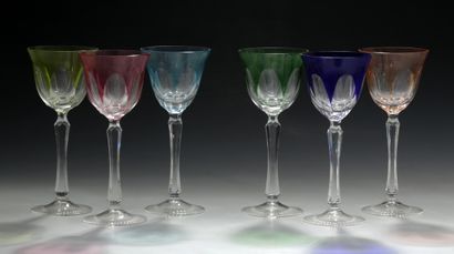 BACCARAT - MODELE HARCOURT - SERVICE DE VERRES...