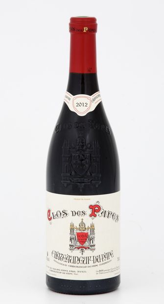 6 Bottles CLOS DES PAPES DOMAINE PAUL AVRIL...