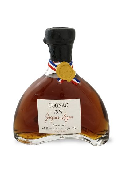 1 BOTTLE COGNAC JACQUES LAGAN 1914