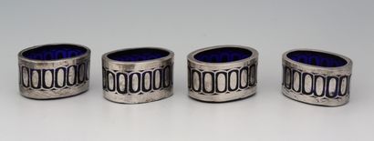 SET OF 4 SMALL OVAL SALONS - Foreign work...