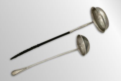 2 PUNCH LUCKS in silver XIXth Century, one...