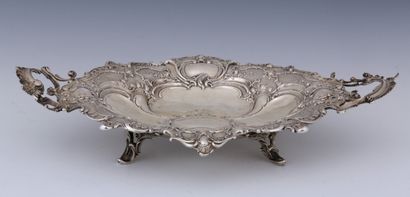 OVAL BREAD BIN with silver handles Foreign...
