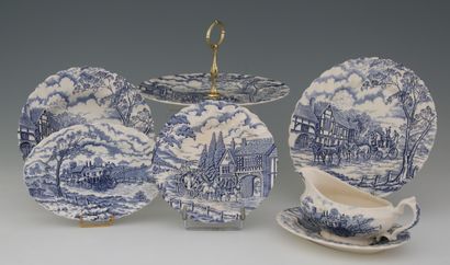STAFFORDSHIRE - ROYAL MAIL MODEL - 54 PIECES...