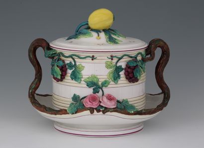 RORSTRAND - IMPORTANT PUNCH BOWL OF BAQUET...