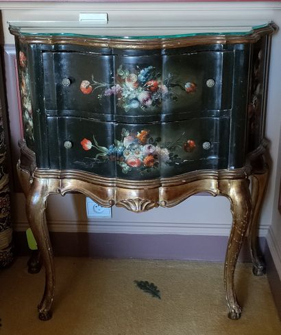 PETITE COMMODE galbée - Travail Italien en...