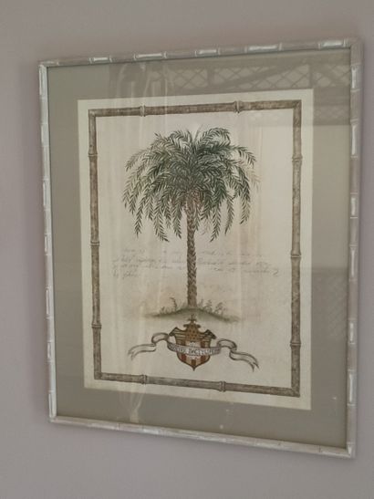 LOT COMPRENANT :

Cinq reproductions encadrées,...