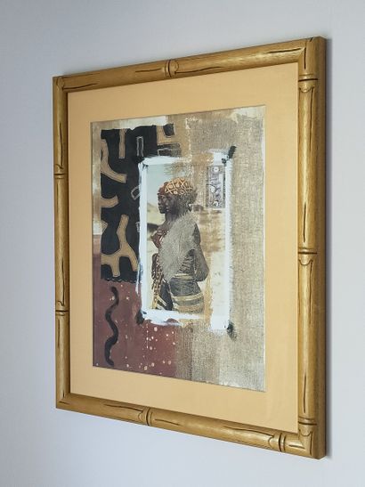 LOT COMPRENANT :

Cinq reproductions encadrées,...