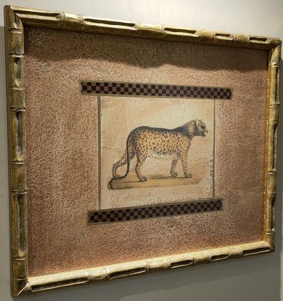 LOT COMPRENANT : 

Quatre REPRODUCTIONS ENCADREES...
