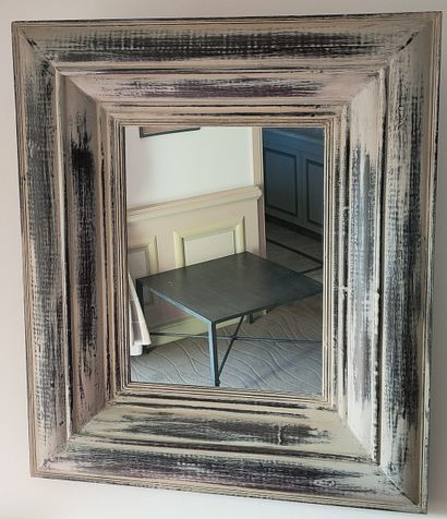 GRAND MIROIR A ENCADREMENT « RONCE » en bois...