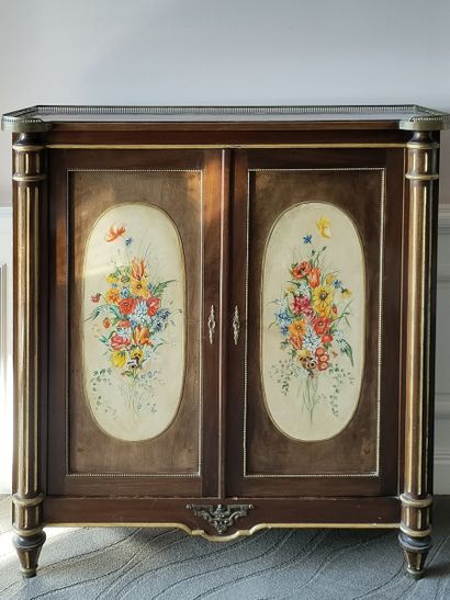 MEUBLE D'APPUI de Style Napoléon III en bois...