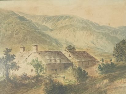 J. EVANS (XIXth Century)

Landscape and View...