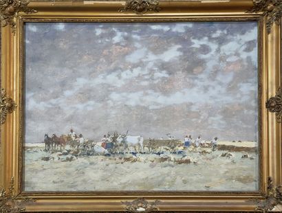 MODERN SCHOOL

Work in the fields in the...