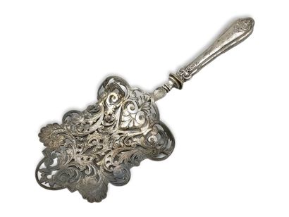 ASPARAGUS PEEL Circa 1890, handle mounted...